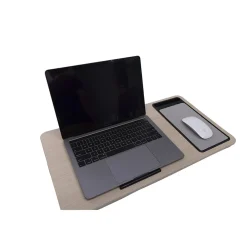 Support pour tablette ordinateur beige