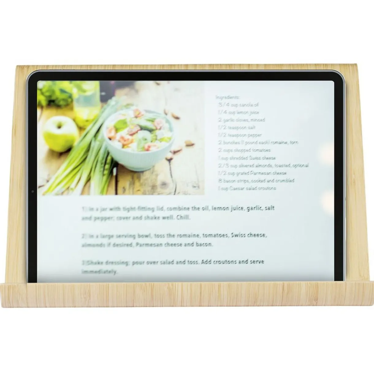 Support tablette en bambou à poser ou suspendre L26x16xH12,5cm < Gifi Outlet