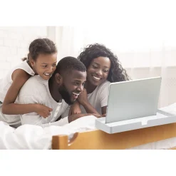 Support tablette multifonction blanc