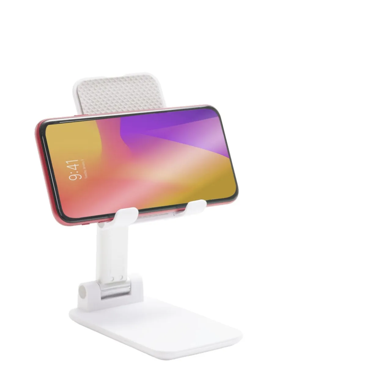 Support téléphone multiposition blanc 6,5x2,7xH11cm < Gifi Discount