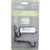 Support tringle ø2 cm Noir pose facile Mur Plafond Sans Perceuse x2 < Gifi Outlet