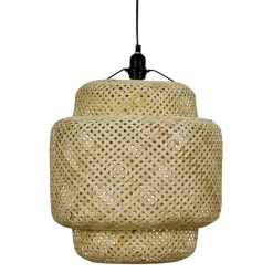 Suspension bambou 3 niveaux Ø40xH39cm < Gifi Sale