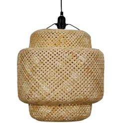 Suspension bambou 3 niveaux Ø40xH39cm < Gifi Sale