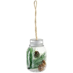 Suspension Bocal en verre intérieur déco de Noël