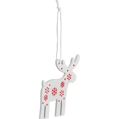 Suspension bois sapin ou renne H8,5cm - 6 modèles < Gifi New