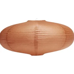 Suspension boule chinoise papier orange - Ø50xH23cm