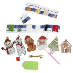 Suspension de Noël diamants à confectionner x6 < Gifi Online