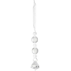 Suspension de Noël en acrylique transparent flocon ou diamant < Gifi Hot