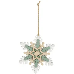 Suspension de Noël flocon esprit scandinave