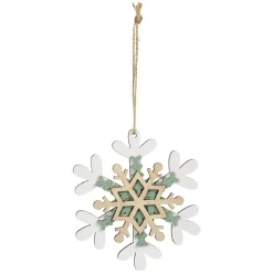 Suspension de Noël flocon esprit scandinave