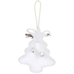 Suspension de Noël forme enneigée
