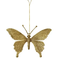 Suspension de Noël forme Papillon pailletté < Gifi