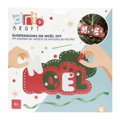 Suspension de Noël lettres DIY feutrine < Gifi