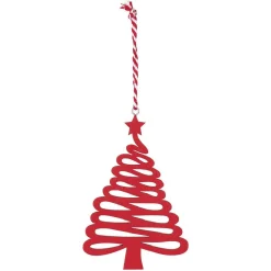 Suspension de Noël Sapin (2 modèles rouge ou blanc) < Gifi Hot