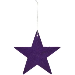 Suspension de Noël Étoile effet floqué < Gifi Sale