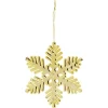 Suspension flocon brillant doré ou argenté < Gifi New