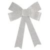 Suspension noeud de Noël pailleté argent < Gifi Outlet
