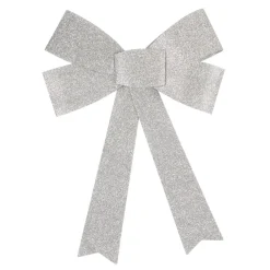 Suspension noeud de Noël pailleté argent < Gifi Outlet