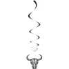 Suspension papier Halloween tête de mort crâne de buffle x9 < Gifi Best