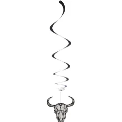 Suspension papier Halloween tête de mort crâne de buffle x9 < Gifi Best