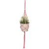 Suspension pour plantes en macramé