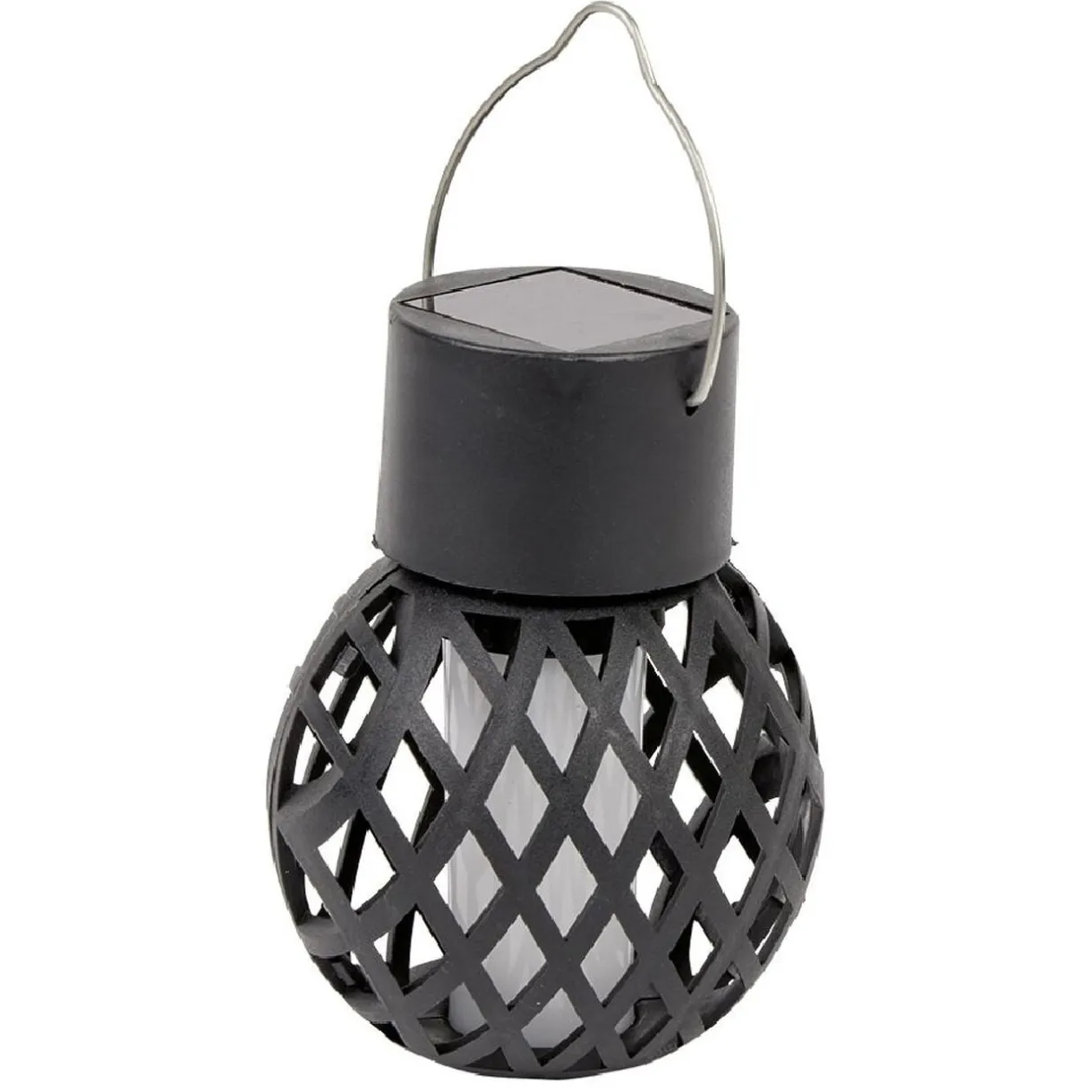 Suspension solaire effet flamme Ø7,5xH9,5cm < Gifi Online