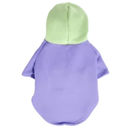 Sweat à capuche pour chien violet - Taille M