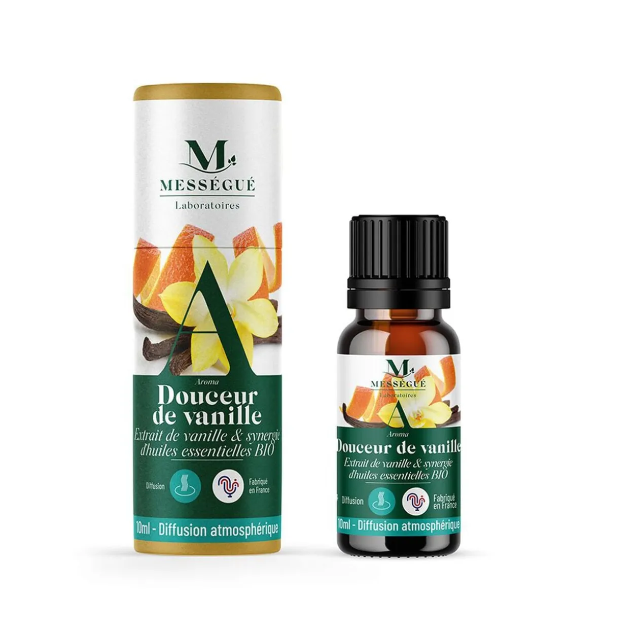 Synergie d'huiles essentielles bio douceur de vanille Mességué 10ml