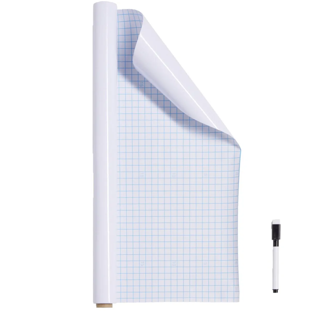 Tableau adhésif blanc à découper 45x200cm avec marqueur effaçable < Gifi Best