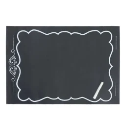 Tableau autocollant noir 30x45cm avec 1 craie