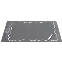 Tableau autocollant noir 30x45cm avec 1 craie