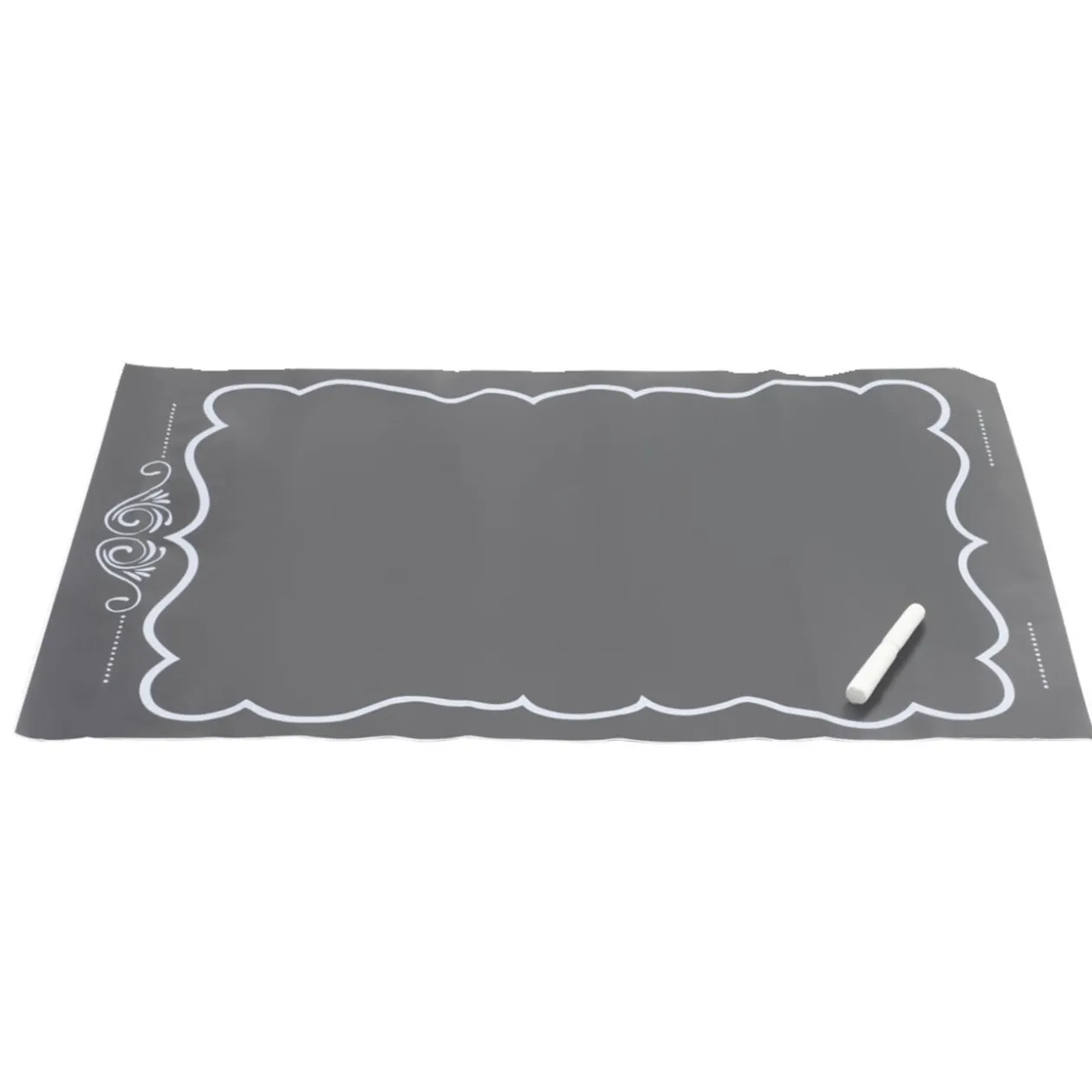 Tableau autocollant noir 30x45cm avec 1 craie