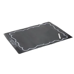 Tableau autocollant noir 30x45cm avec 1 craie