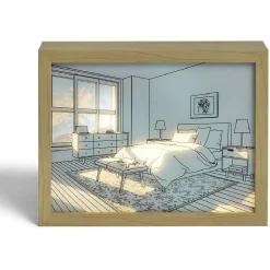 Tableau lumineux à led 3 modes d'éclairage - 22x17 cm < Gifi Best