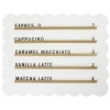 Tableau menu café en bois 35x45cm