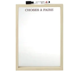 Tableau mémo 21x29,5cm avec feutre-effaceur x1 < Gifi Hot
