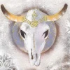Tableau peinture tête de bison fait main < Gifi Online