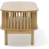Table basse Gaïa bambou naturel - L100xP39xH36,5cm