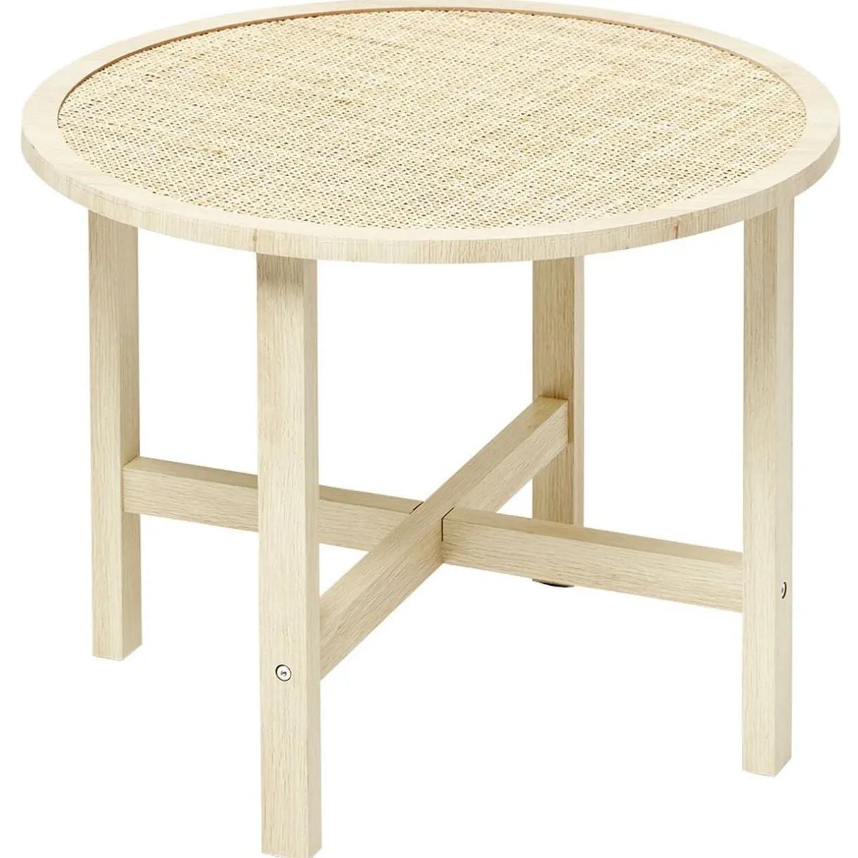 Table basse Kanna cannage de rotin Ø60xH45 cm < Gifi Clearance