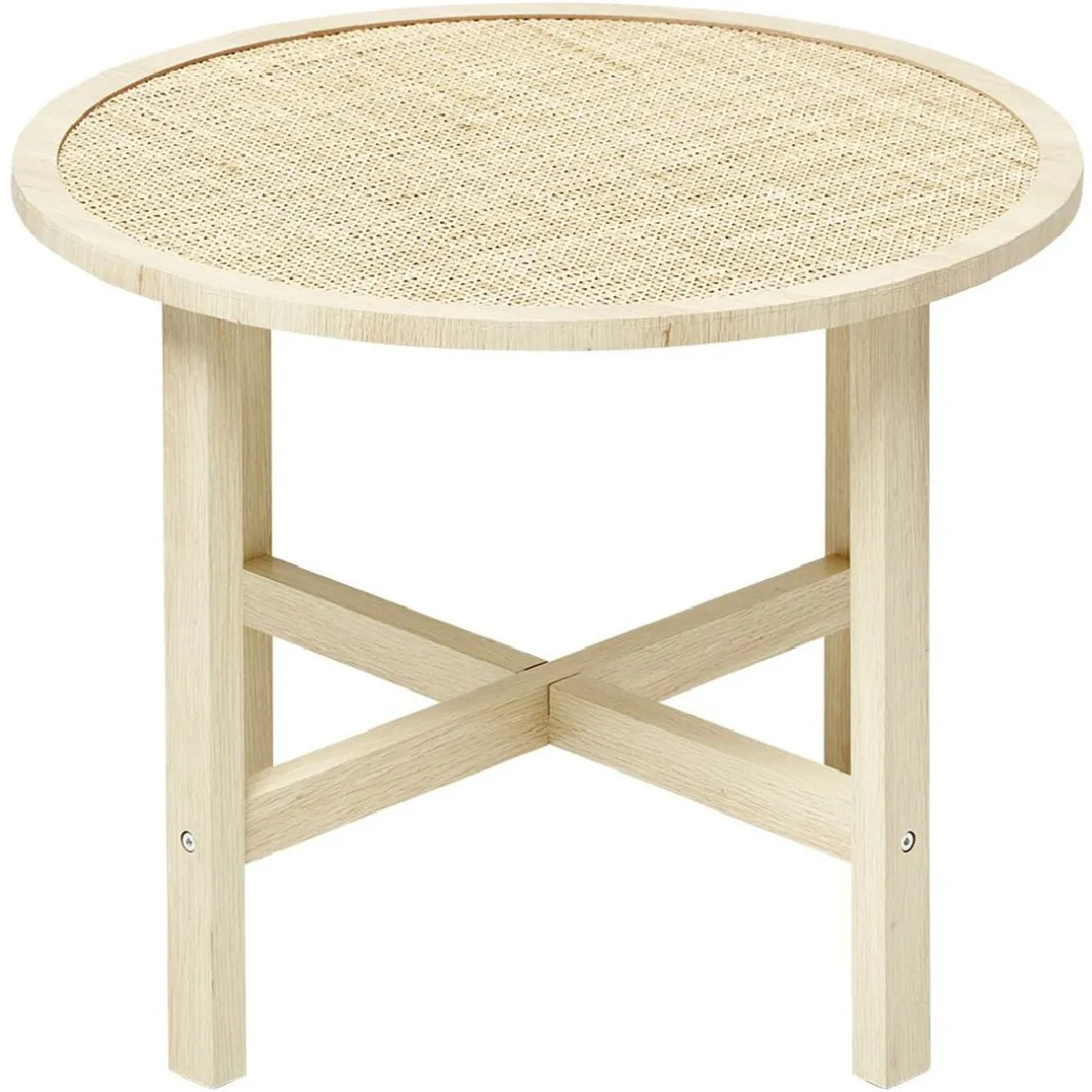 Table basse Kanna cannage de rotin Ø60xH45 cm < Gifi Clearance