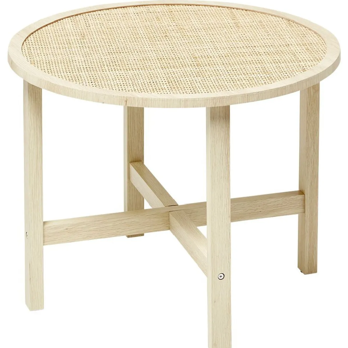 Table basse Kanna cannage de rotin Ø60xH45 cm < Gifi Clearance