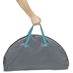 Table de camping pliable avec 4 porte-gobelets Ø70xH.60 cm < Gifi Hot
