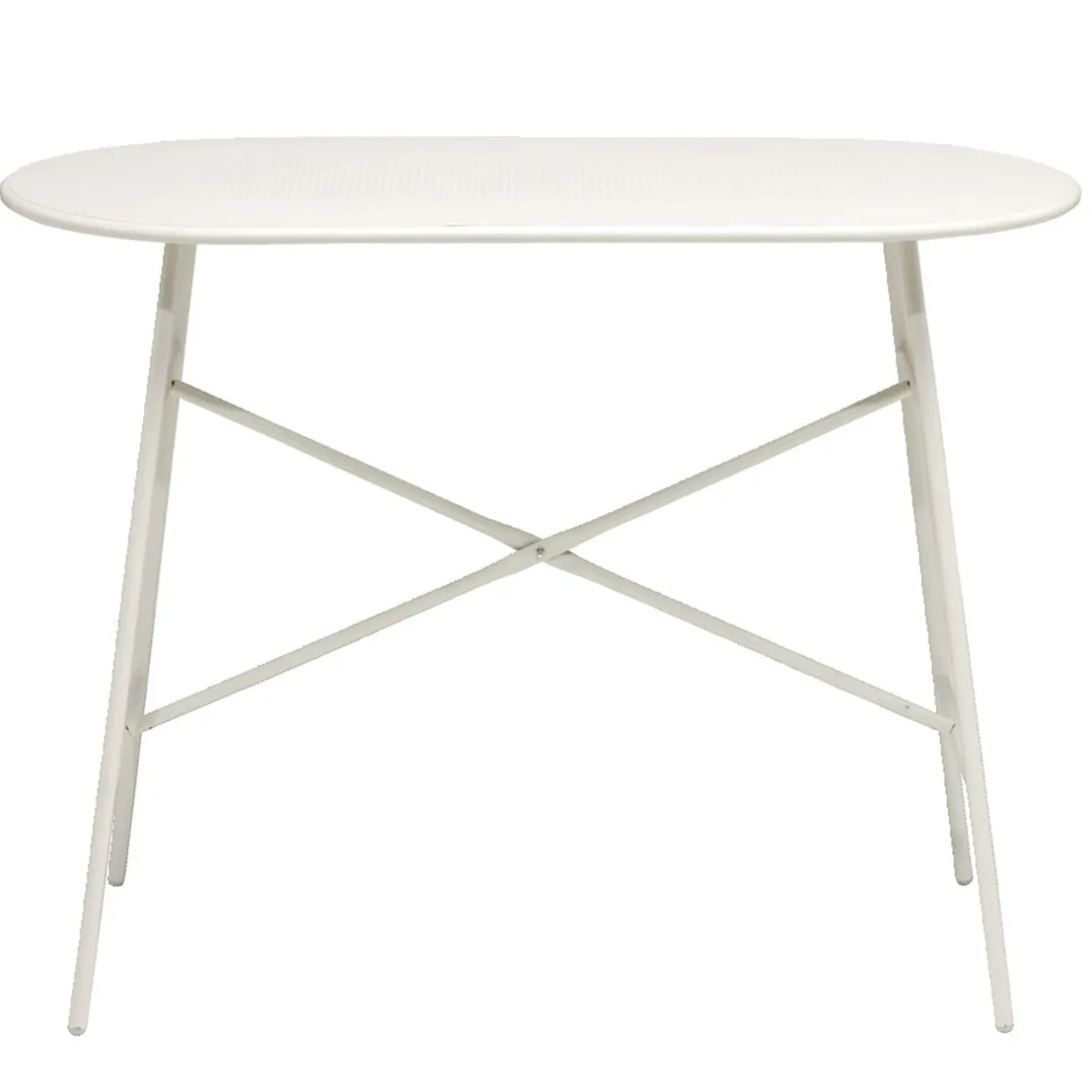Table de jardin haute rectangulaire Faro acier gris 130x60xH100cm < Gifi New