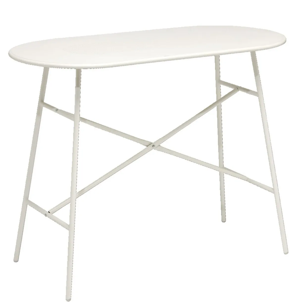 Table de jardin haute rectangulaire Faro acier gris 130x60xH100cm < Gifi New