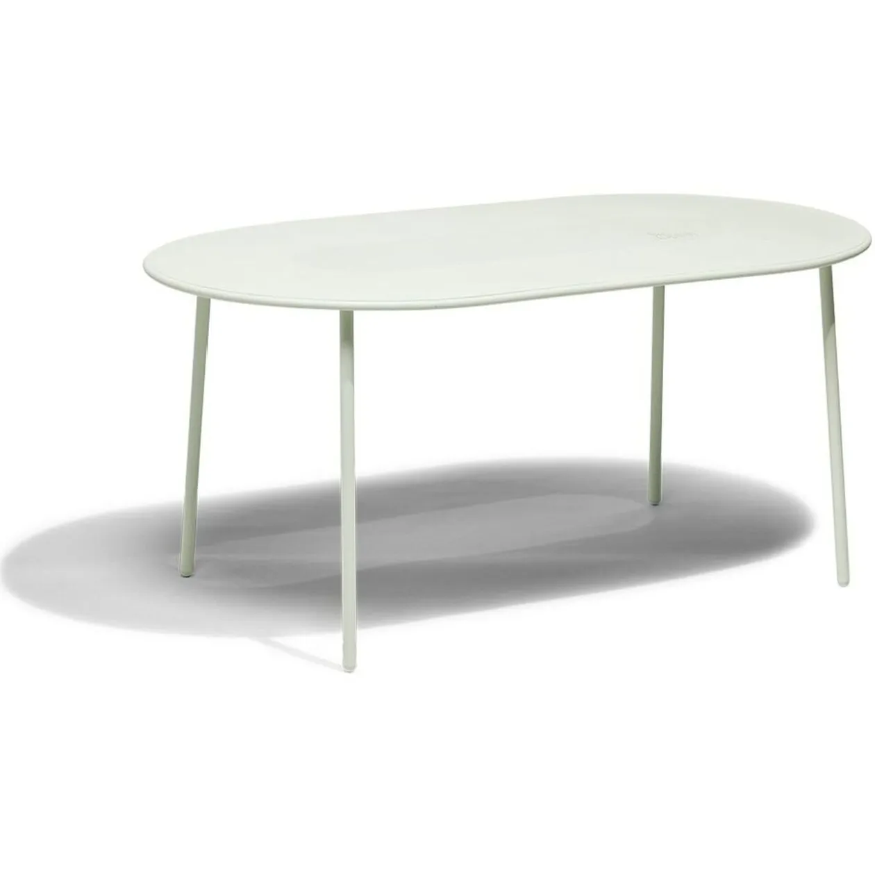 Table de jardin 6 personnes Faro métal vert 160x90xH74cm