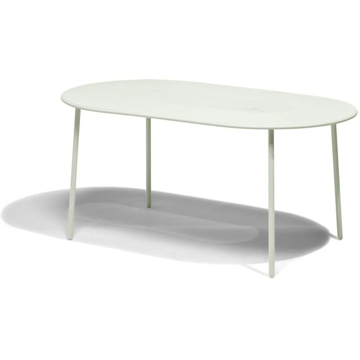 Table de jardin 6 personnes Faro métal vert 160x90xH74cm