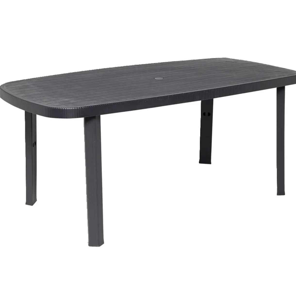 Table de jardin rectangulaire Viva plastique gris 177x86xH72cm < Gifi Hot