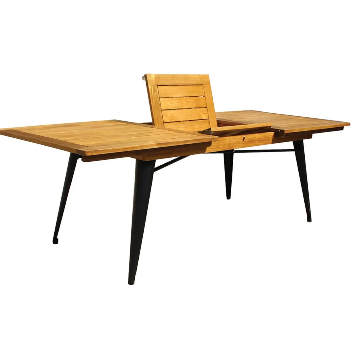Table extensible Fabrik 6/8 personnes métal et bois < Gifi New