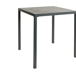 Table haute de jardin Oslow effet marbre 90x90xH94,5 cm