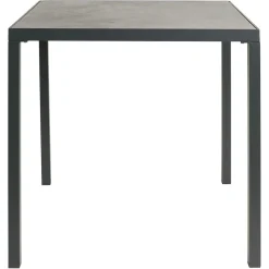 Table haute de jardin Oslow effet marbre 90x90xH94,5 cm